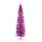 7ft. Pre-Lit Pink Tinsel Artificial Christmas Tree
